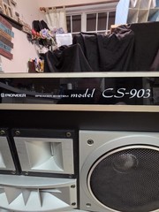 Pioneer CS-903 Vintage Speakers Pair with Tone Selector and Power Indicator