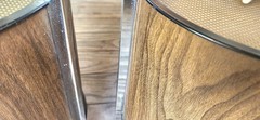TESTED! Zenith Circle of Sound Speakers with Wood Grain / Round / Retro Omni-VTG
