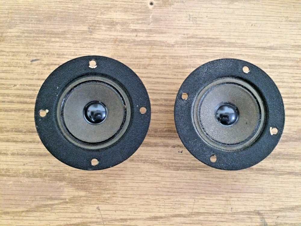 PAIR Vintage KREST 2″ 8Ω 30/50 watt Midrange Tweeter Speaker 3 5/8″ OD 903A175