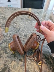 zenith vintage headphone set 1970s Works Great Shape.