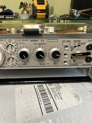 Kudelski Nagra 4.2 L Reel Tape Recorder 7″ Reel + Power Supply Working Order