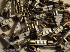 (4)LED FUSE 8V LAMPS-COLOR CHOICE!! Mitsubishi DA-C7/DA-F20/DA-F30 DA-M10 PREAMP