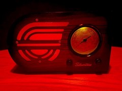 Old Wood Vintage Antique Restored Art Deco Radio Converted to a Bluetooth SPK!