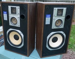 Vintage JVC SK-S11 3 Way Speakers 70 Watts 8 OHM MADE IN USA Used Sound Great