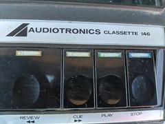 Audiotronics Cassette Recorder 146 Portable Vintage Electronics Retro