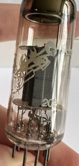 Pair AMPEREX 7062 E180CC RARE- BUGLE BOY Treble Clef Matched Heerlan Δ1A2 Grail