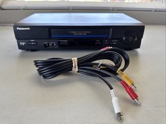 Panasonic VCR Plus PV-V4611 Blue Line 4 Head Hi-Fi Stereo Omnivision, Tested!