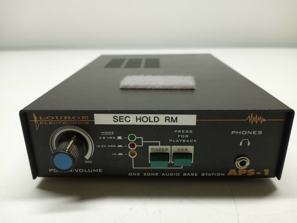 Louroe Elecronics APS-1 One Zone Audio Base Station J675 Vintage