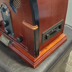 Replica 1933 MCA Universal Vintage Radio AM FM Cassette 100% Working Intact G++