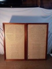 Vintage Heathkit Floor Speakers – Tested Working Unknown Model