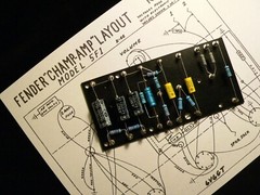 Turret Board unassembled kit for Fender Champ 5E1 5F1 Tweed amp guitar amplifier
