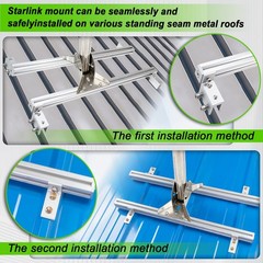 Adjustable Starlink Gen 3 Roof Mount Ybervont Stainless Steel Starlink Mounting