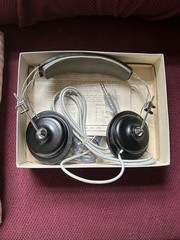 Vintage Japanese Headphone set…works! In ORIGINAL box!
