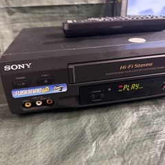 Sony SLV-N51 VHS VCR Recorder 4 Head HIFI Stereo VCR Plus With REMOTE Tested