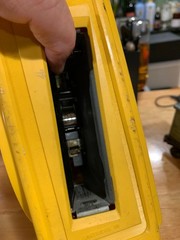 1970’s Panasonic Dynamite Plunger Portable Yellow 8 Track Player No Cord RQ-830S