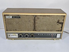Rare J.C. Penney Pencrest Solid State Model 5513 AM Dual Speaker Radio For Parts