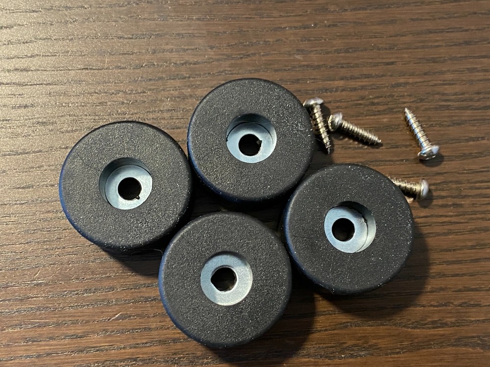4 New FEET w/ hardware for Pioneer Spec 2 Spec 4 Heavy-Duty Foot Parts