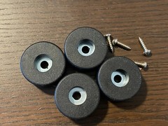 4 New FEET w/ hardware for Pioneer Spec 2 Spec 4 Heavy-Duty Foot Parts