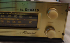 Dewald Vintage Tube FM/AM Stereo Tuner N 1000B *Nice Condition*Parts/Repair**