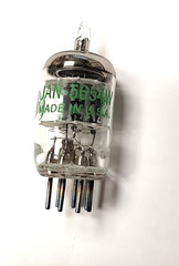 G.E. JAN 5654W Vacuum Tubes Military Grade Electron New Old Stock sleeve of 5pc