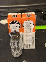 GE NOS 12BH7 12BH7A Ampltrex AT-1000 Matched Pair for McIntosh MC30 MC240 MC275