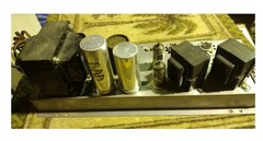 The Fisher 460A Vintage Stereo Tube Amp Parts