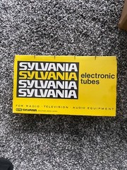 NOS 5 SYLVANIA 5U4GB-5AS4A Power Rectifier VACUUM TUBES USA