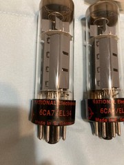 PAIR – Made in East Germany 6CA7 EL34 NATIONAL