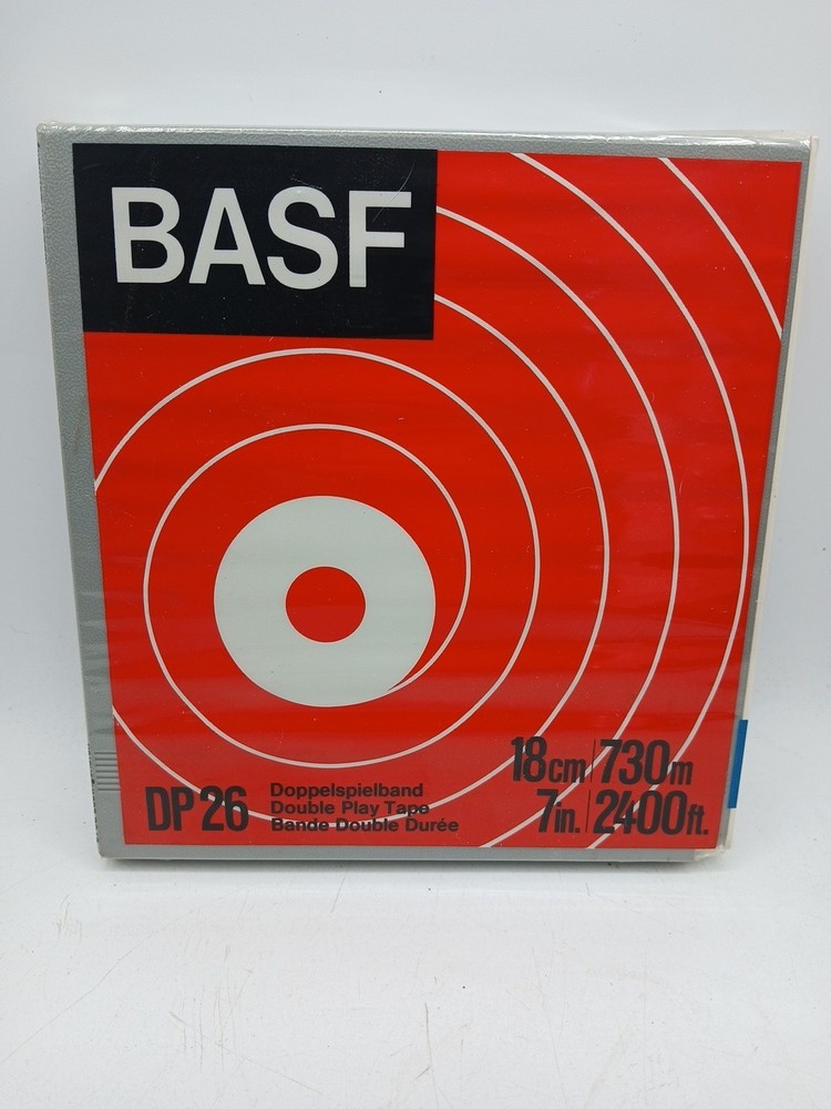 BASF Reel To Reel Tape DP 26 2400′ New