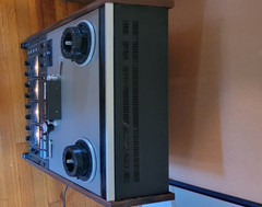 TEAC A-3440 4-Channel Reel to Reel Tape Recorder Powers On Needs Repair Parts
