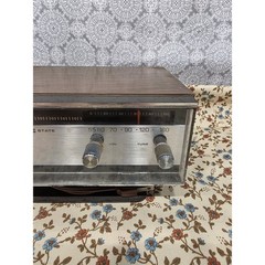 Vintage Zenith Solid State Circle of Sound AM Radio Tabletop Wood Grain