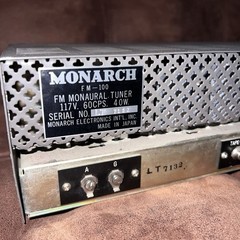 1960’s Vintage MONARCH FM-100 FM Tuner Tubes
