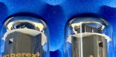 TWO Amperex 7591A Tubes / Amplitrex Tested / 90% Gm / Within 1% Gm Matched