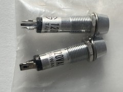 Vintage Radio Shack Neon Lamps (2) 272-703A Tandy Archer 🔥NEW NOS💥