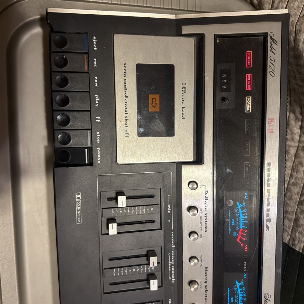 Marantz Model 5120 Stereo Cassette Deck Mixer Recorder READ