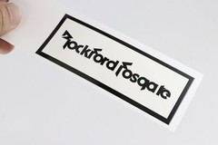 Rockford Fosgate logo badge Sticker Decal waterproof 108mm(4.25″)X40mm(1.57″)