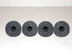 Vintage Lot of 4 Fisher MT-720 Turntable Original Anti-Vibration Rubber Feet