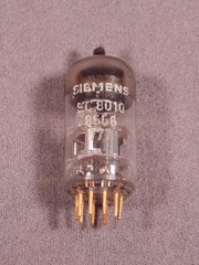 1 EC8010 8556 SEIMENS Gold Pin Germany HiFi Amp Vintage Vacuum Tube NOS Strong