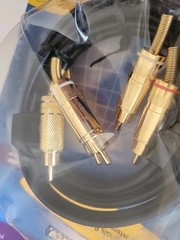 ​New Philips Magnavox 3ft Stereo RCA Audio Cable Gold Plated PM61109 Vintage NOS