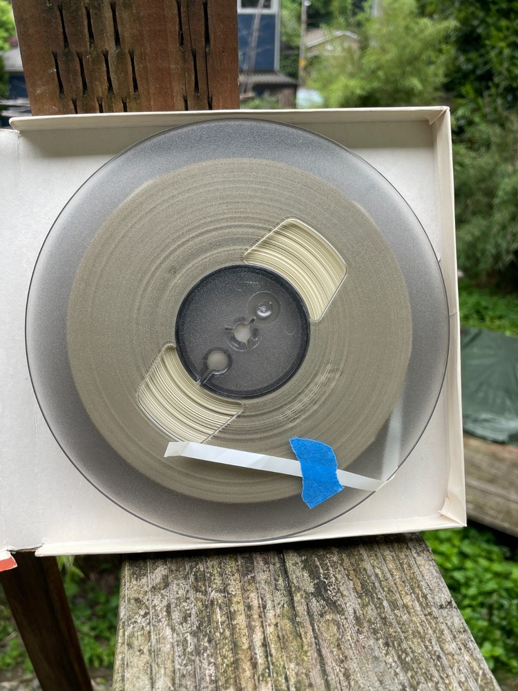 3M Scotch Leader Tape 1/4″ x 1500 ft • Reel to Reel • 1.5 Mil Polyester, White