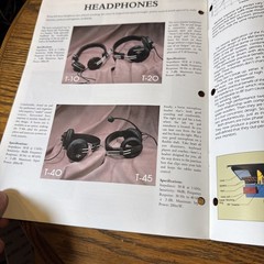 fostex RP technology professional transducers brochure Headphones Microphones