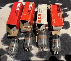 50 Year Old Vacuum Tubes | 4 7091A’s | 4 7025’s | 2 6GH8A’s & 1 6C4