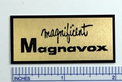 Custom Badge For Vintage Magnavox Amplifier Tube Amp Free Shipping
