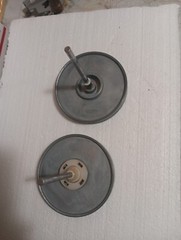 Akai GX-77 Flywheel Left & Right Supply With Capstan Gear & Shaft Holder