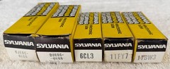 5 VINTAGE VACUUM TUBES- 11FY7, 6CL3, 17BW3, 6JE6C-6LQ6, 6BG6 None Tested