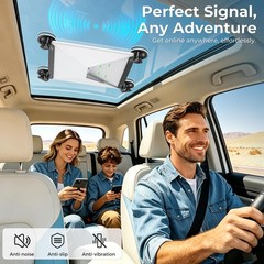 Calanthe Starlink Mini Suction Cup Mount For Car Sunroof Window Secure