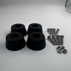 4 New FEET w/ hardware for Pioneer SX-880 RT-701 RT-707 Heavy-Duty Foot Parts