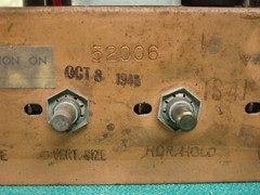 Motorola Model VT71, TS-4J Chassis with Tubes for 1940’s 7″ TV’s, All-Original