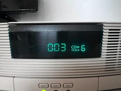Bose Wave Radio CD AM-FM Clock Alarm AWRC1P + Pedestal AWACCQ