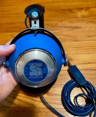 Stanton VTG Dynaphase 40 Stereo Headphones Over The Ear Blue